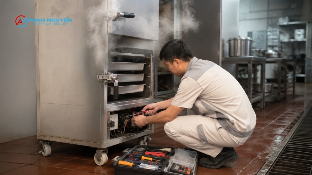 Nguyên nhân tủ cơm bị xì hơi và cảnh báo an toàn