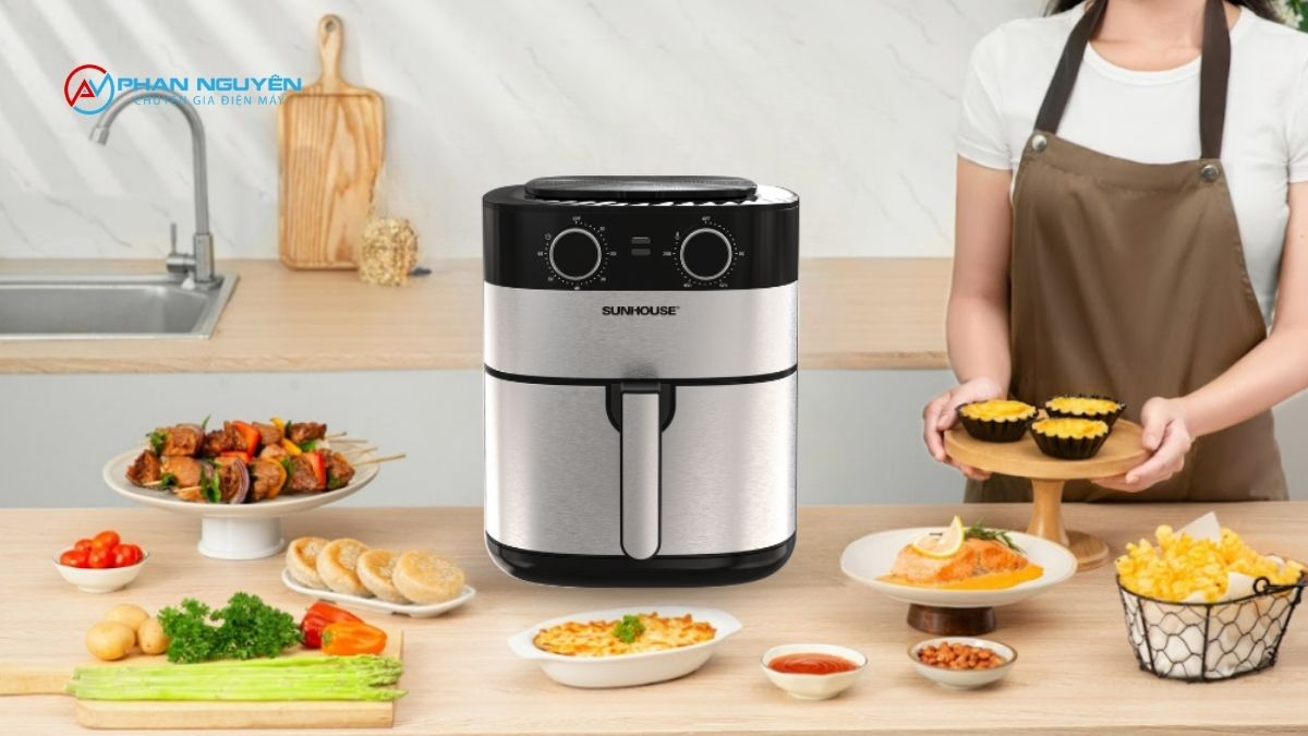 Nồi Chiên Không Dầu Sunhouse Của Bạn Đang Gặp Lỗi Gì?