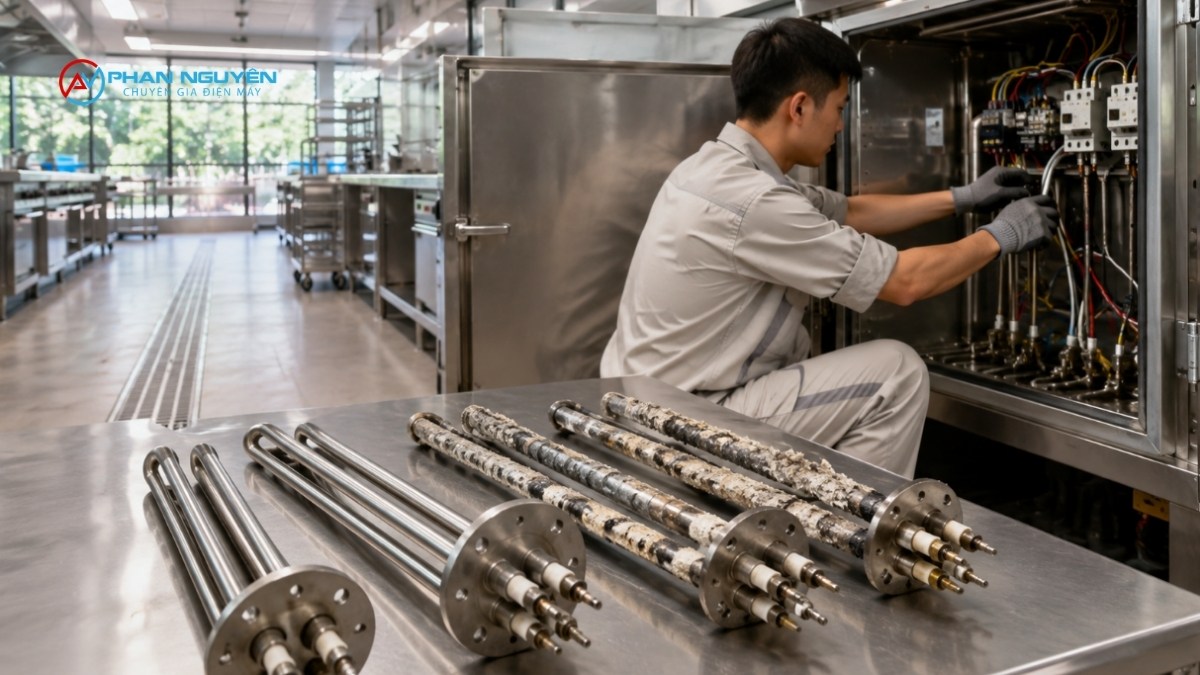 Thanh nhiệt tủ cơm là gì, vì sao dễ bị cháy hỏng?