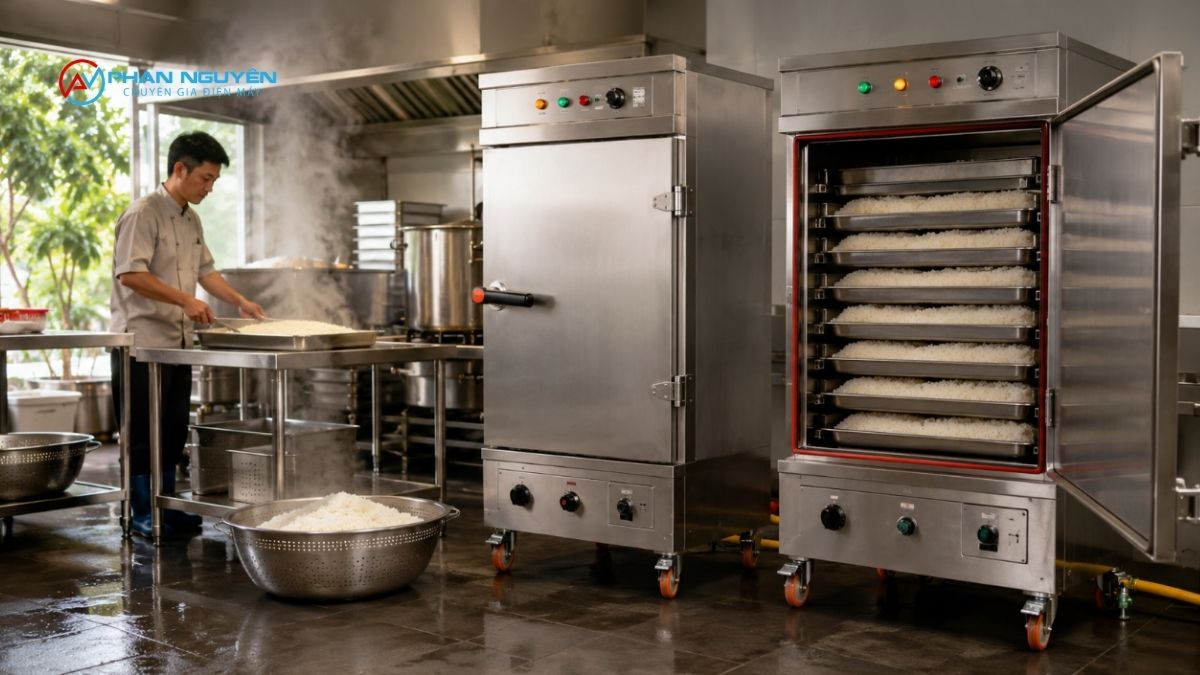 Tủ Cơm Điện Và Tủ Cơm Gas Hoạt Động Như Thế Nào?