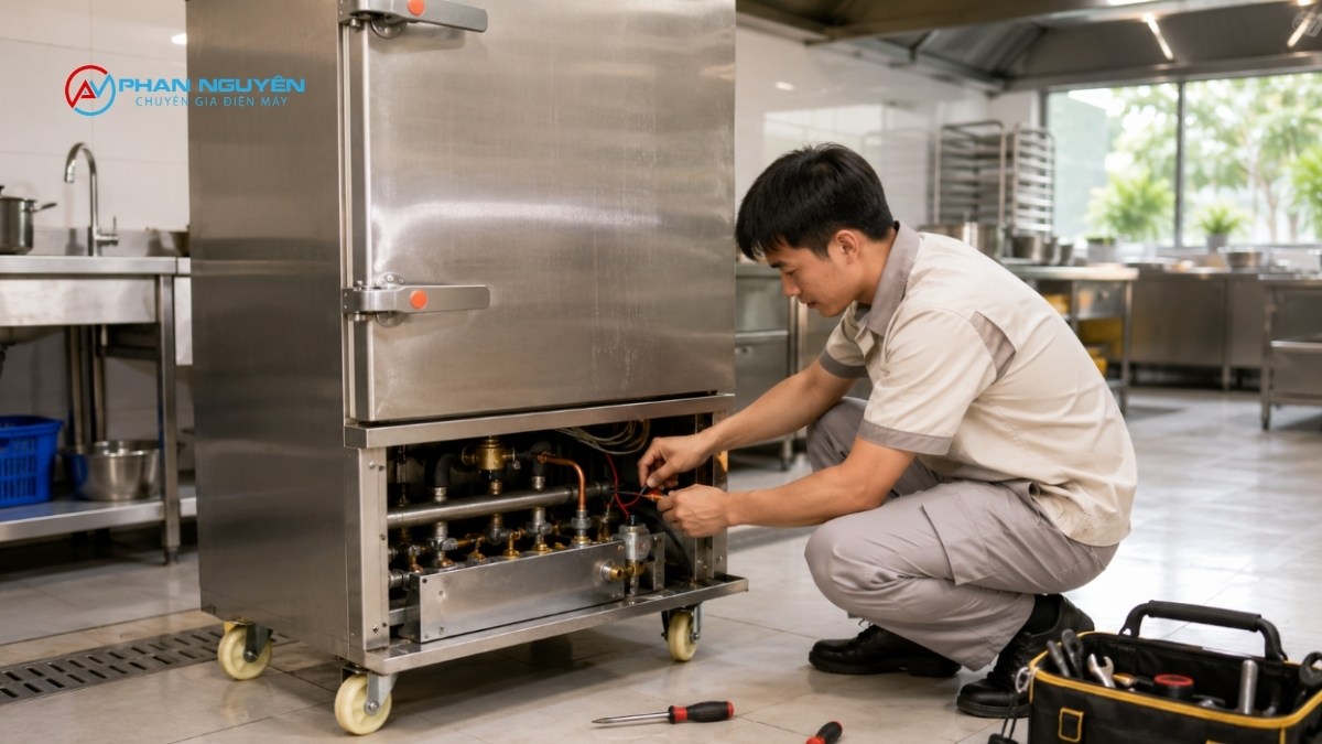 Tủ cơm gas không nóng: Nguyên nhân chi tiết và cách khắc phục
