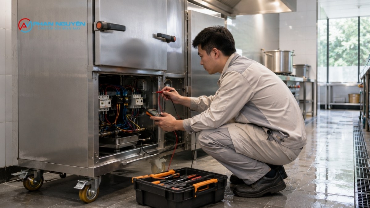 Tủ cơm rò điện có nguy hiểm không?