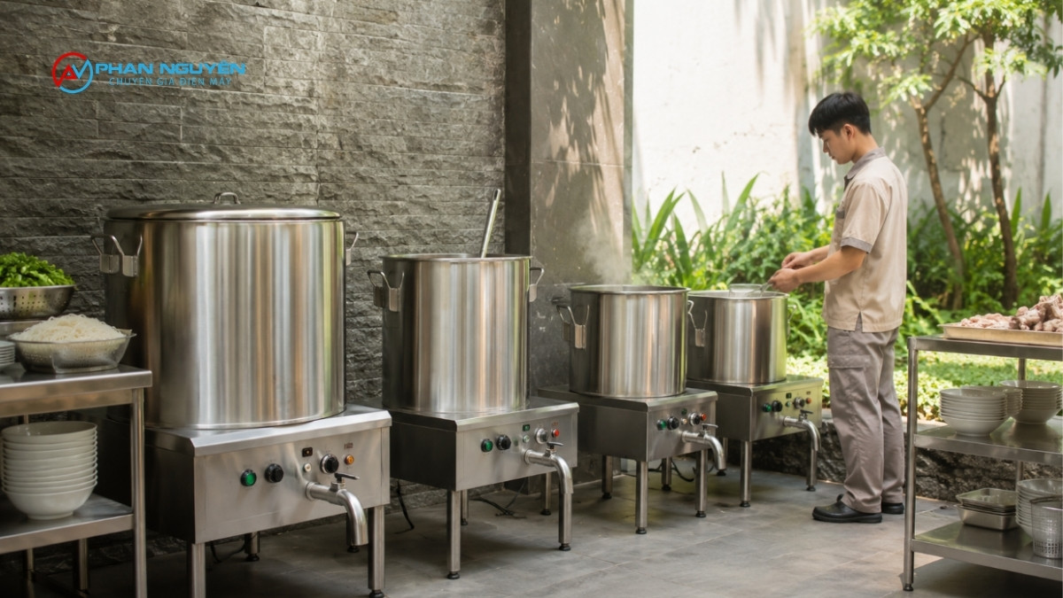Vì sao một bộ nồi phở không chỉ là "1 nồi" mà là hệ thống nhiều nồi chức năng?