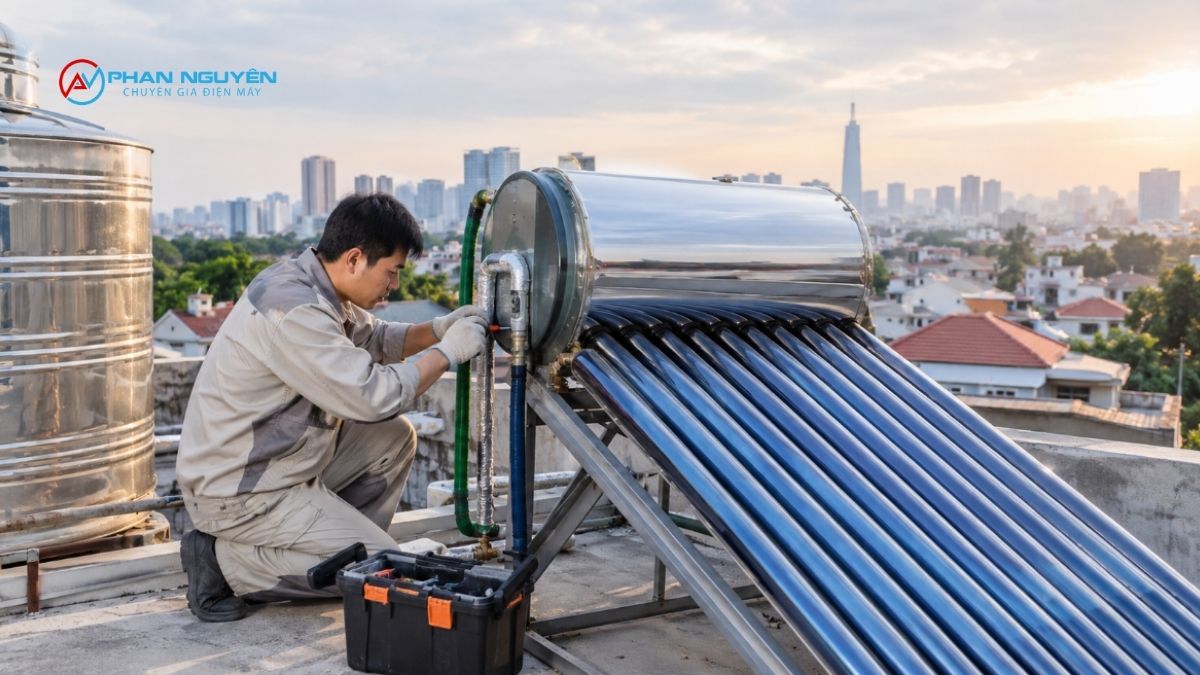 Vì sao nên chọn đơn vị sửa máy nước nóng năng lượng mặt trời có kinh nghiệm tại Hà Nội