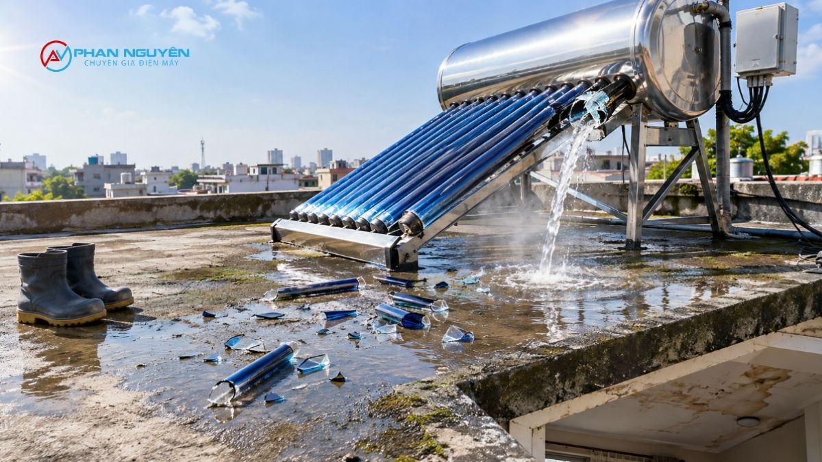 Mức độ nguy hiểm khi ống vỡ — Đừng chủ quan