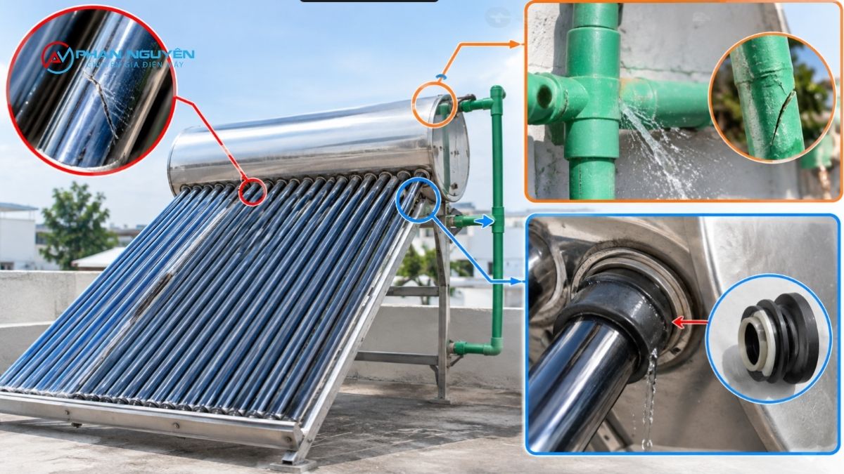 Nhận biết đúng loại ống đang bị vỡ trên máy của bạn