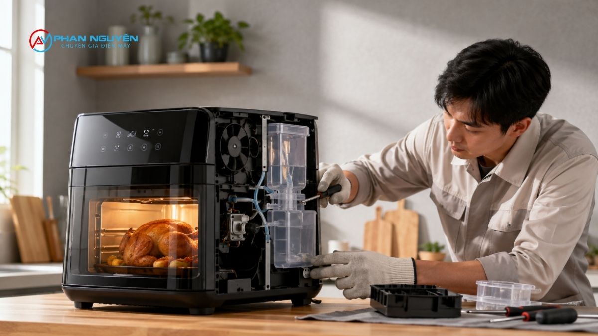 Nồi Chiên Hấp Tạo Ra Hơi Nước Bằng Cách Nào?
