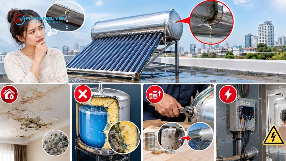 Vì sao không nên chủ quan khi máy rò nước kéo dài?