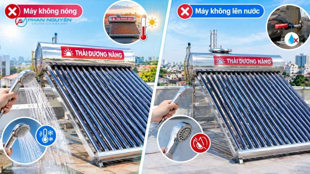 Vì sao "máy không nóng" và "máy không lên nước" là hai lỗi hoàn toàn khác nhau?