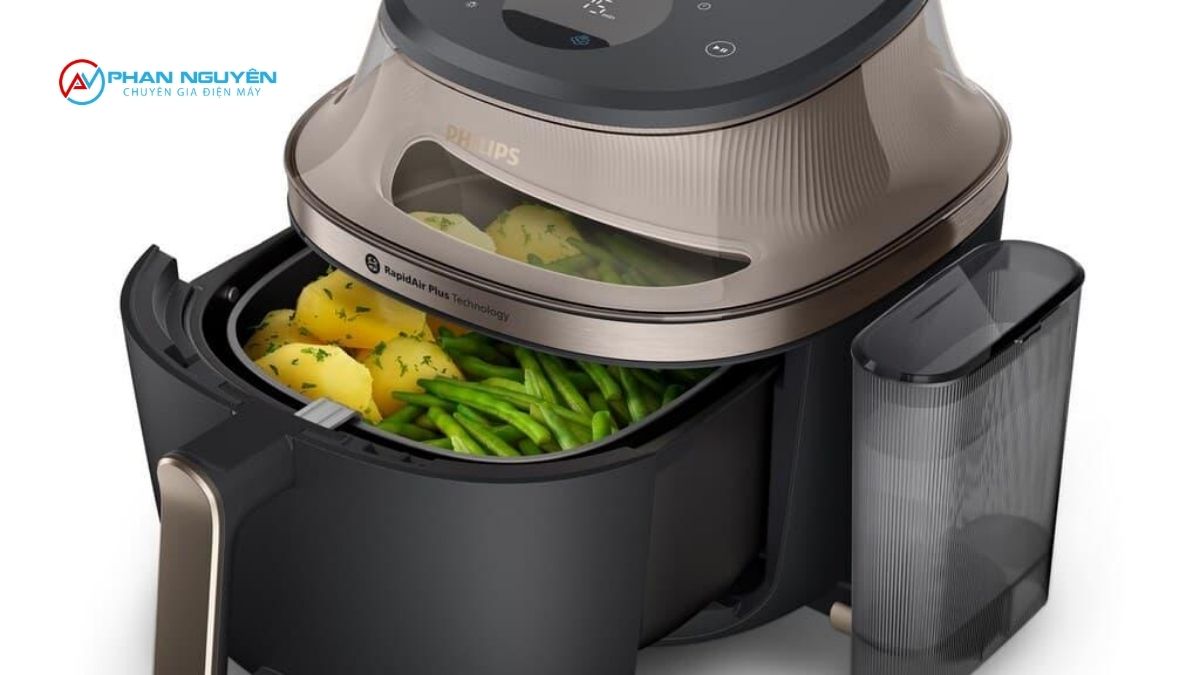 Vì Sao Nên Chọn Điện Máy Phan Nguyên Cho Dòng Nồi Chiên Hấp Đa Năng Philips?