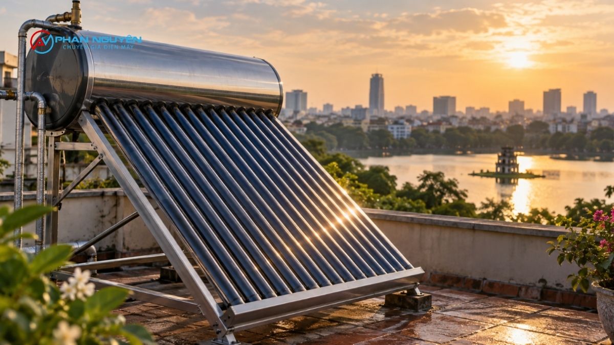 Vì sao sửa máy nước nóng năng lượng mặt trời tại Ba Đình, Hoàn Kiếm cần thợ có kinh nghiệm riêng?