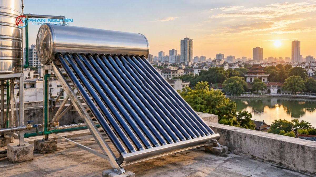 Vì sao sửa máy nước nóng năng lượng mặt trời tại Đống Đa cần thợ có kinh nghiệm riêng?