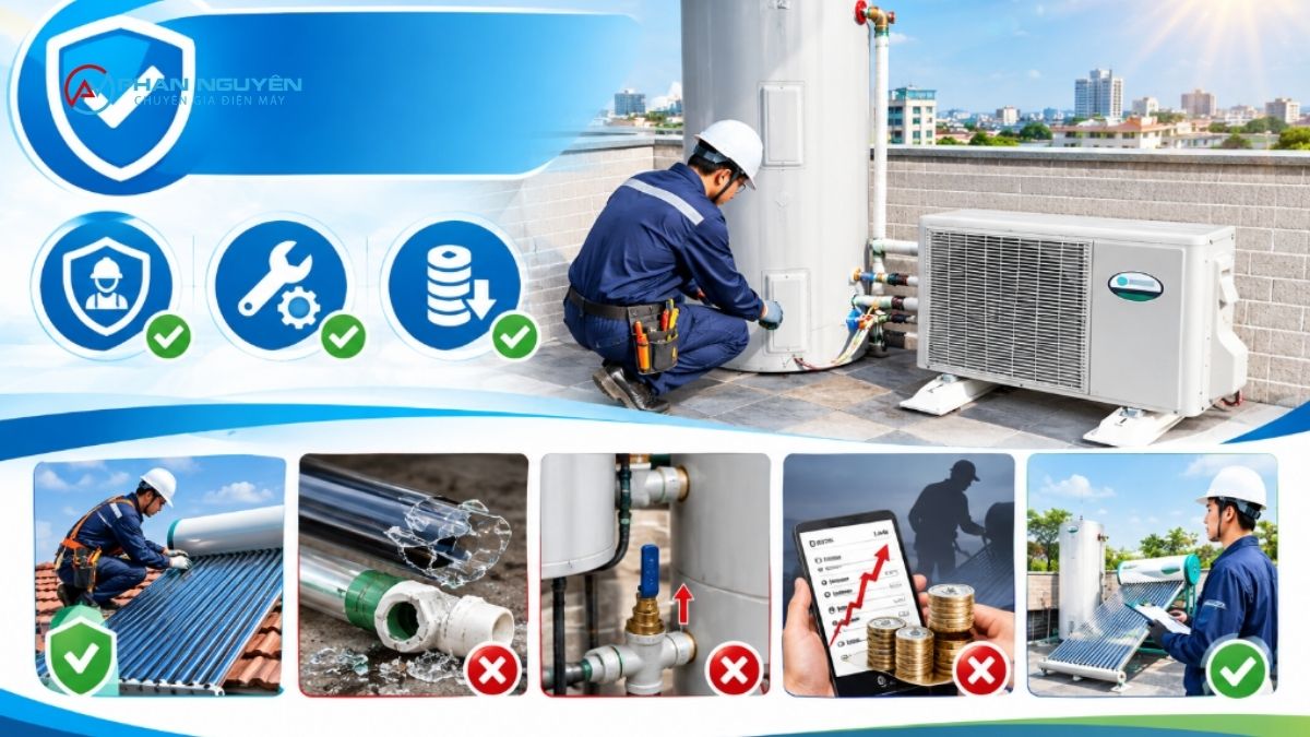 Vì Sao Việc Chọn Đúng Công Ty Sửa Máy Nước Nóng Năng Lượng Mặt Trời Lại Quan Trọng