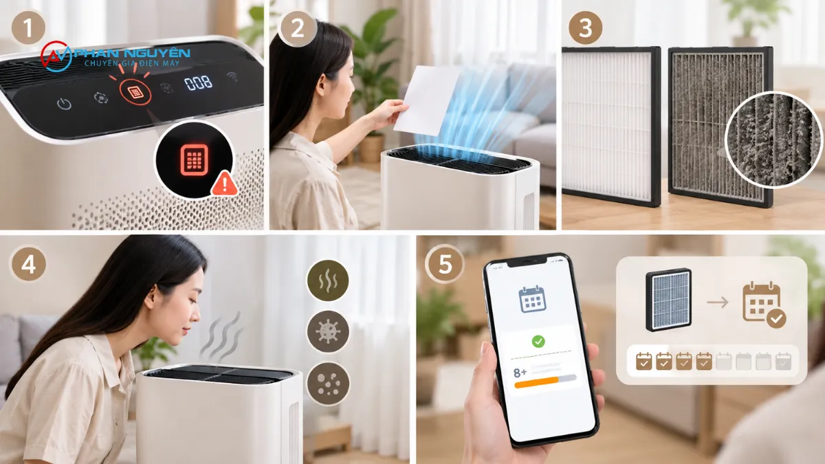 Checklist tự kiểm tra tại nhà trong 5 phút (Trước khi gọi thợ)