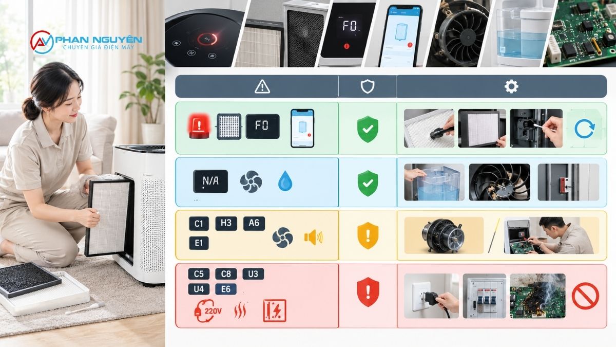 Ma Trận Quyết Định: Mã Lỗi Nào Tự Xử Lý Được, Mã Lỗi Nào Bắt Buộc Gọi Thợ?