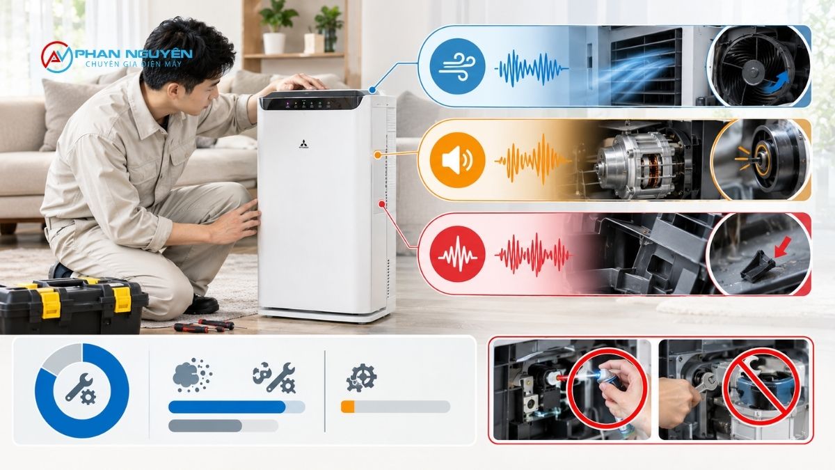 Vì sao cần phân biệt đúng loại tiếng kêu trước khi xử lý?